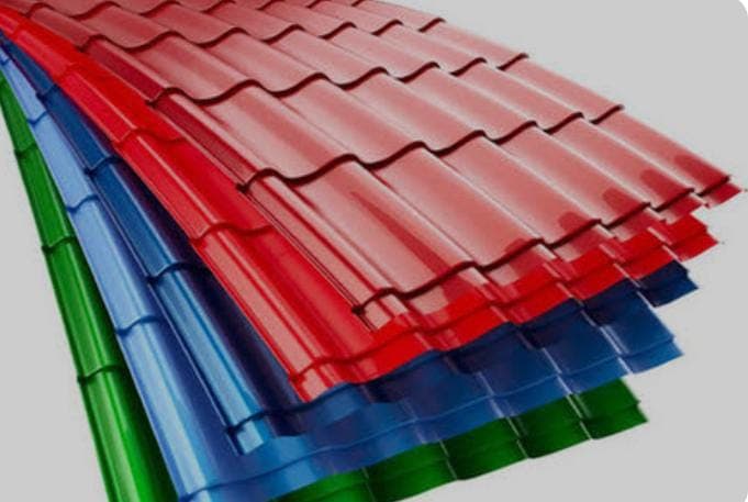Colour Roofing Tile Model